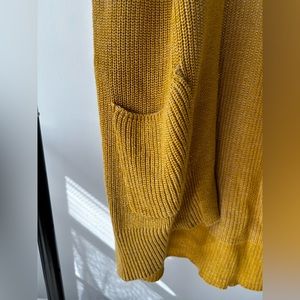 XL Gold/Mustard Yellow Target long sweater cardigan. Barely worn,great condition